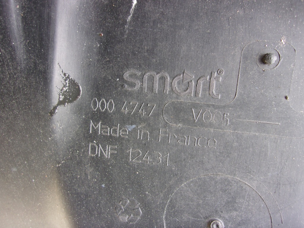 фото №3, Smart fortwo 450 підкрилок правий перед