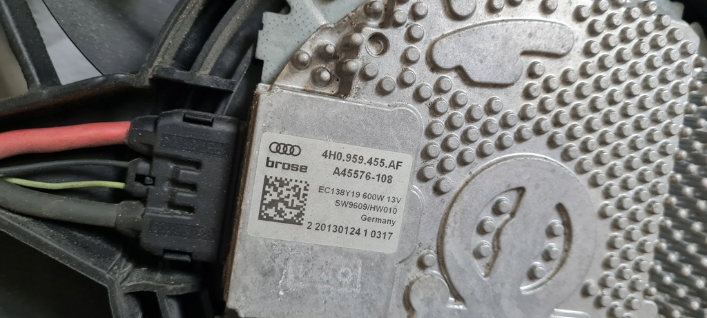 фото №8, S6 c7 4g вентилятор радиатора модули 4h0121003p 4.0 tfsi s7 4g