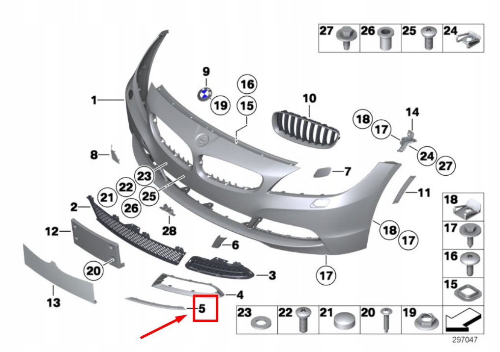 фото №9, Bmw z4 roadster e89 передний левый стержень отделочный 7203795 51117203795
