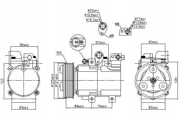 фото №1, Nissens 890182 компресор, кондиціонер