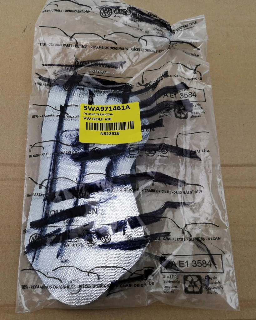 фото №7, Защита мат тепловая vw tiguan arteon passat golf viii 5wa971461a nowa org