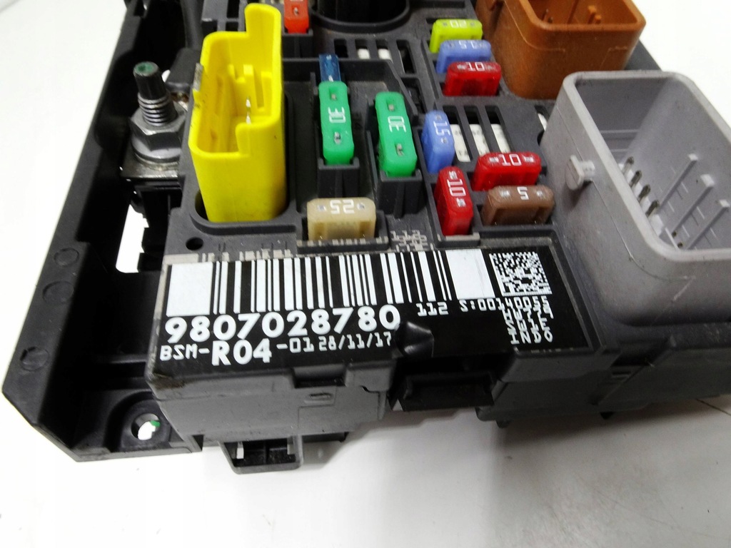 фото №2, Peugeot citroen - коробка модуль bsm r04 9807028780