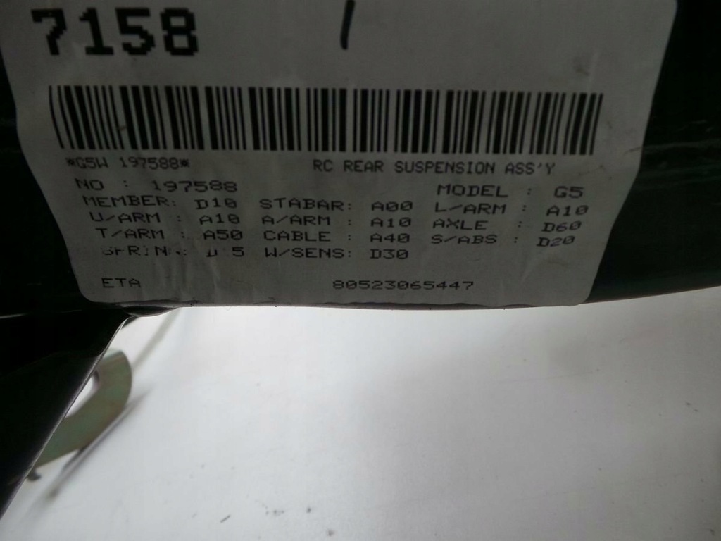 фото №6, Kia niro 2019 балка oś повний підвіска задня