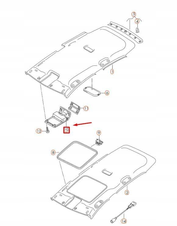 фото №5, Полиця багажника даховий do vw golf