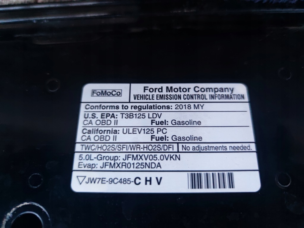 фото №11, Ford mustang gt капот кришка двигуна 2018+ оригінальна