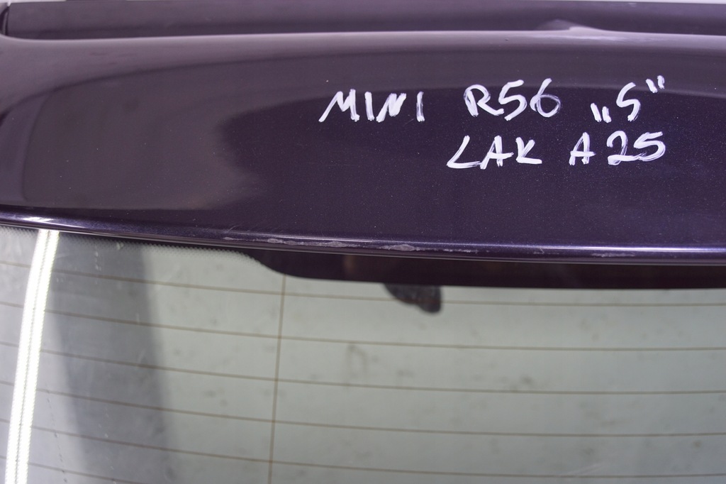 фото №3, Крышка багажника багажника задняя mini cooper r56 s спойлер a25