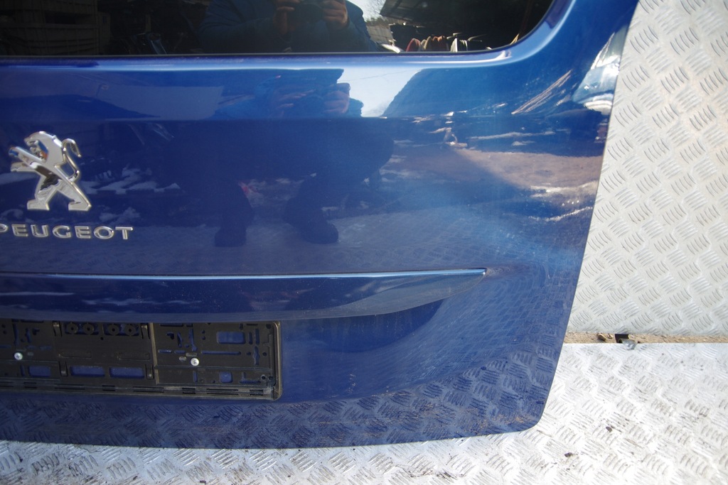 фото №9, Peugeot rifter – крышка багажника задняя niebieska ejg – комплектная, состояние bardzo хороший
