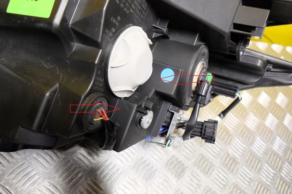 фото №11, Nissan murano z52 2015- фара лампа звичайна лінзована r usa