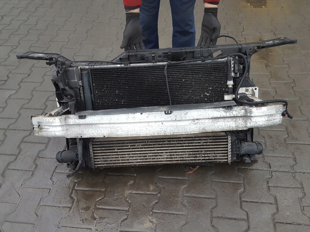 фото №1, Audi a4 b8 08r- 2.0 tdi pas передний радиатор