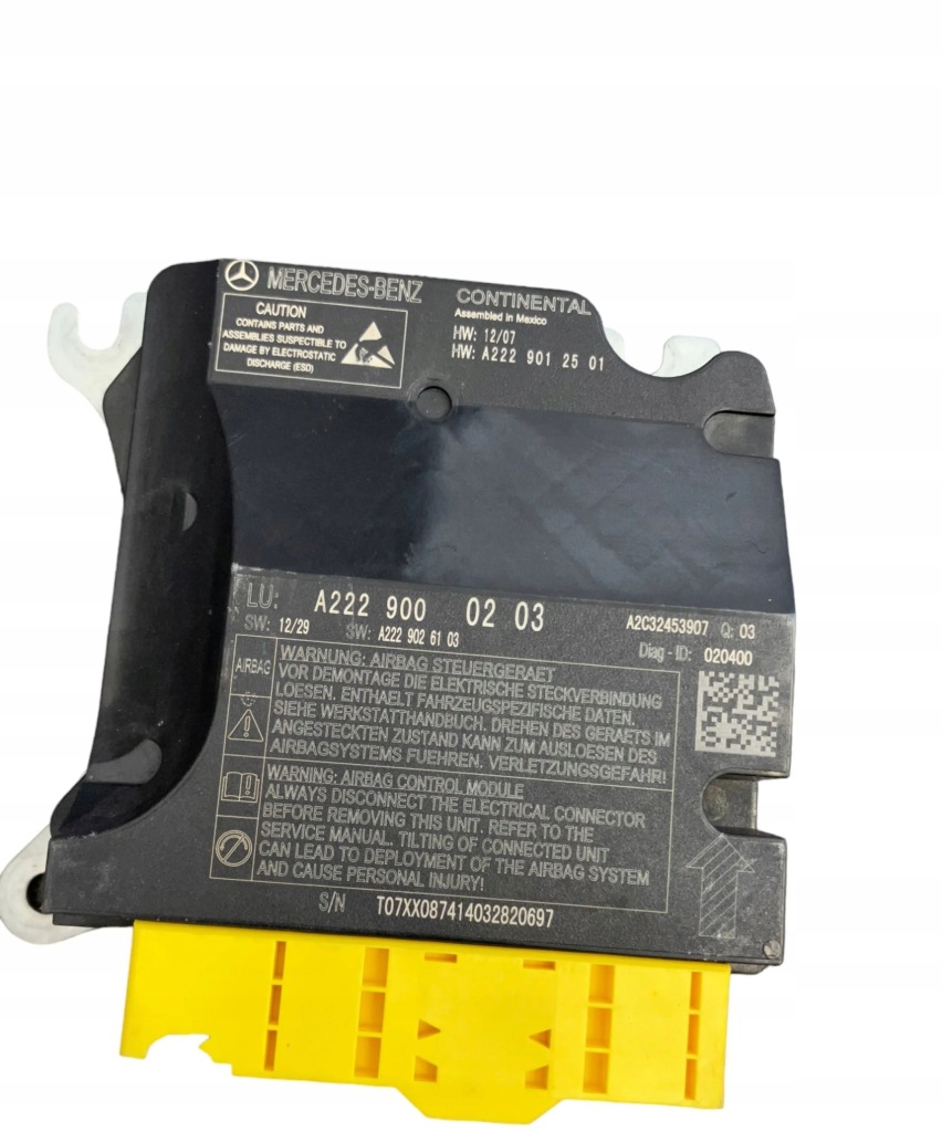 фото №1, Mercedes блок керування модуль подушка безпеки a2229000203