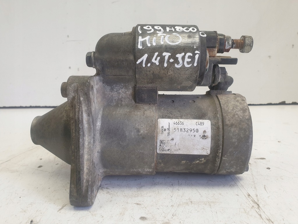 фото №1, Alfa romeo mito 1.4 t-jet стартер 51832950