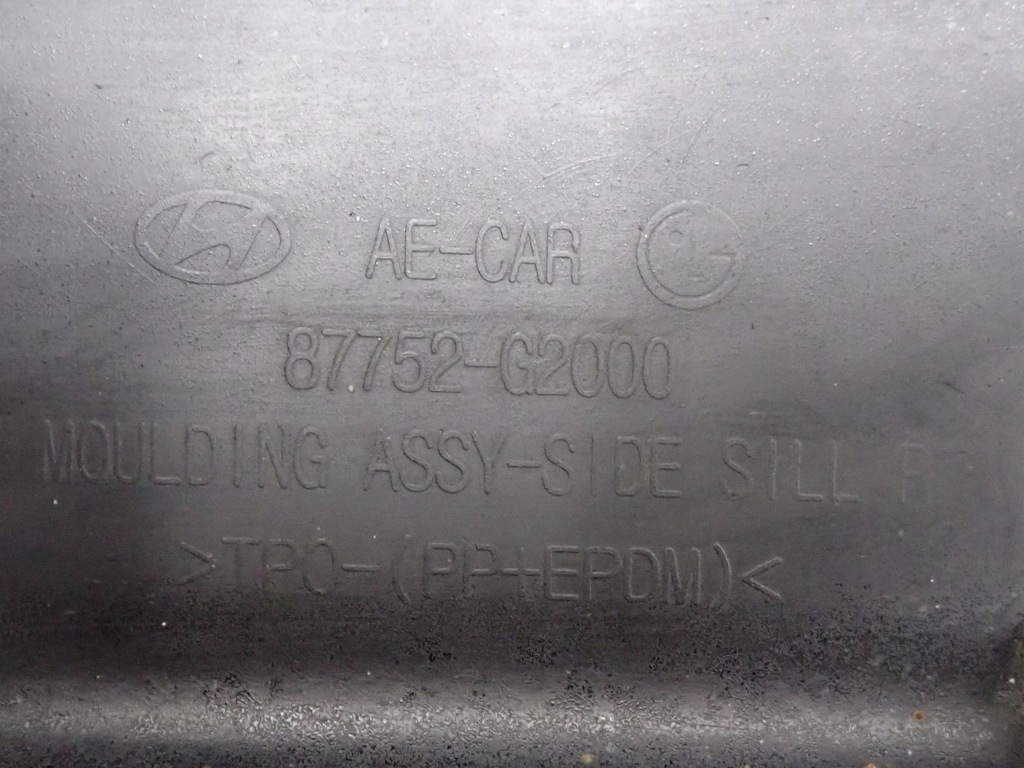 фото №10, Молдинг порог порог подножка правый europa hyundai ioniq 2020r 87752-g2000