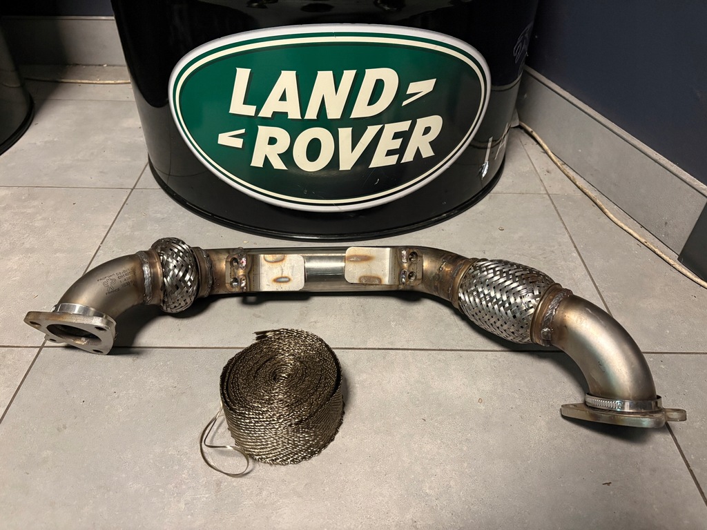 фото №5, Land rover discovery 2,7 дизель v6 труба вихлопна з'єднувальна колектори