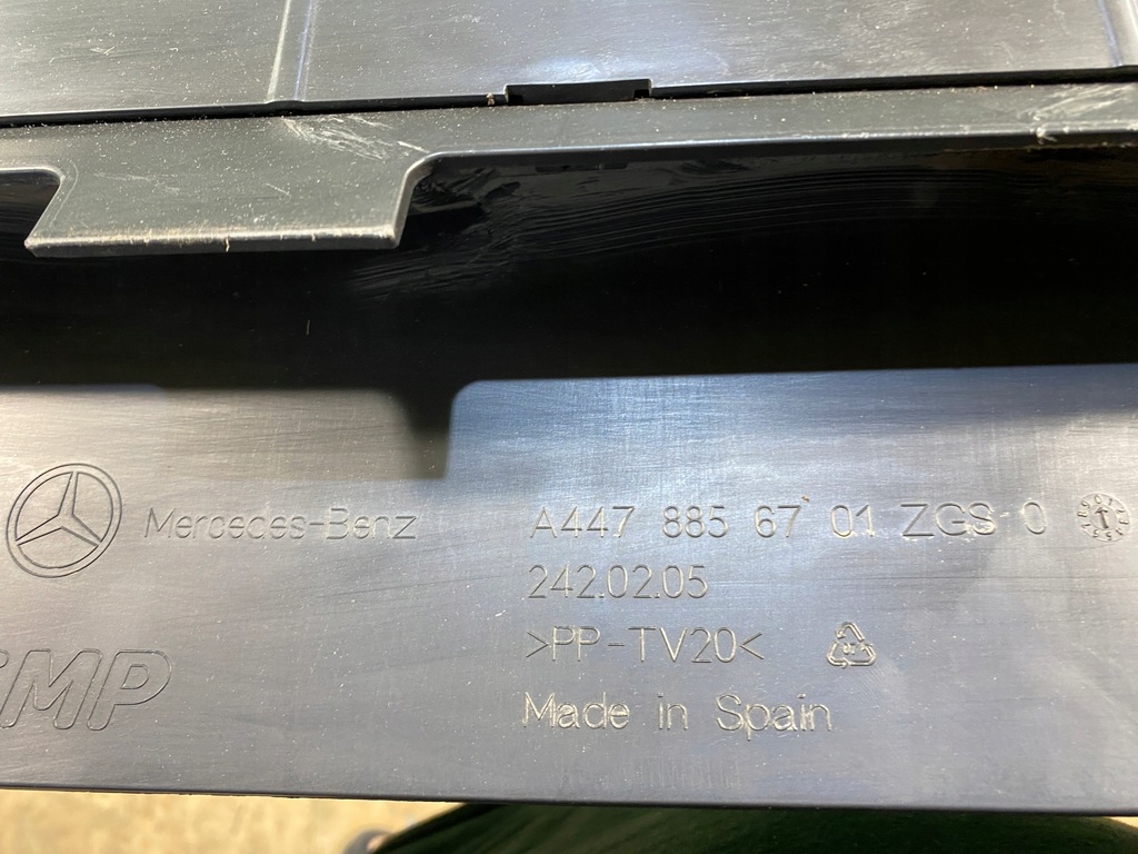фото №10, Mercedes vito w447 lift 24- плита защита pod бампер a4478856701