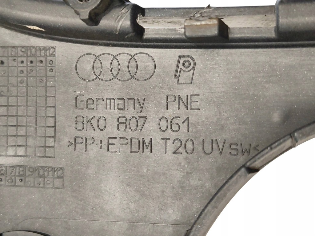 фото №14, Audi a4 b8 8k0 allroad 08-11 dół спойлер бампер перед передній