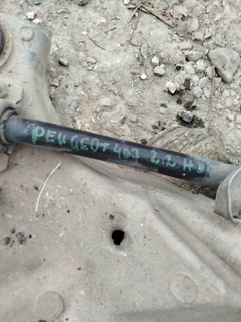 фото №9, Подрамник wahcacze рычаг стабилизатора peugeot 407