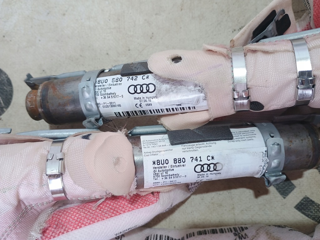 фото №6, Audi q3 8u ameryka usa подушка безпеки дахова шторка безпеки lh ліва оригінал демонтаж