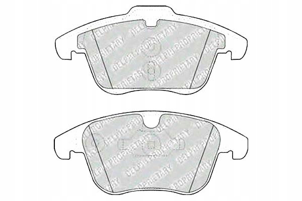 фото №1, Delphi lp1967 набор тормозных колодок тормозных, тормоза дисковые