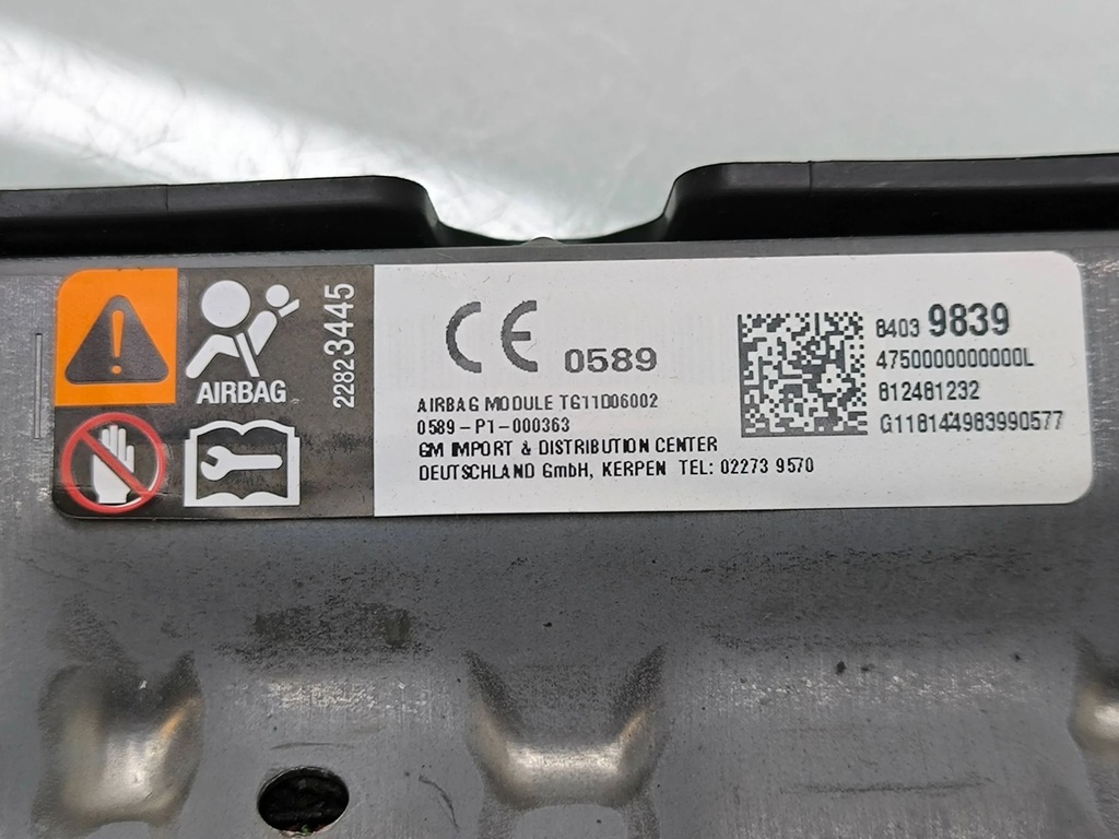 фото №7, Chevrolet bolt 2018 левая сторона подушка воздушная подушка безопасности защитная колени