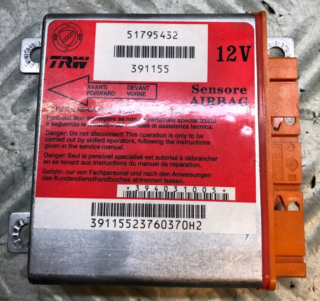 фото №1, Fiat grande punto датчик подушка безопасности 51795432