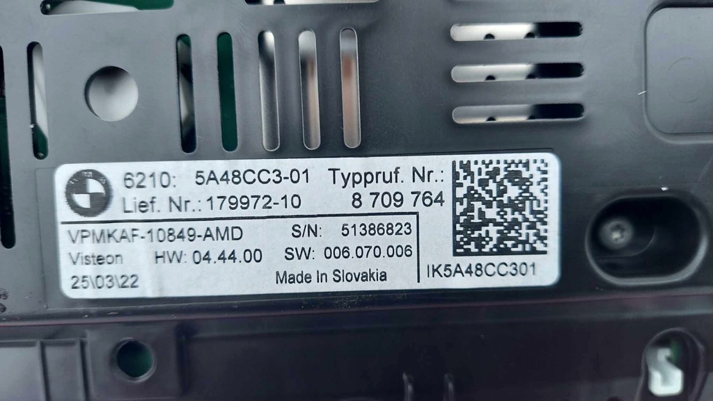 фото №7, Bmw 1 f40 f44 счетчик приборы led nowe оригинальный номер