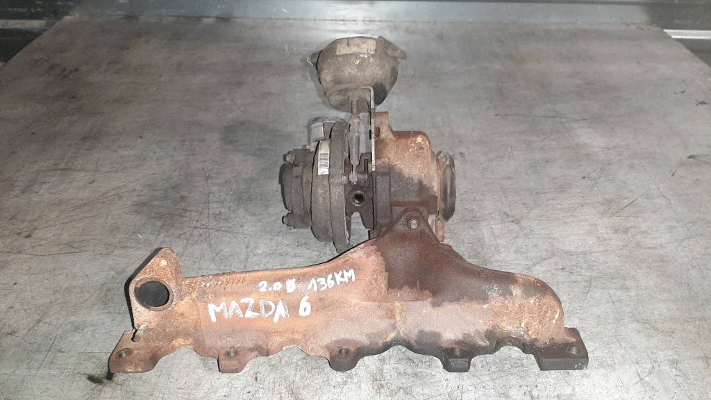 фото №1, Турбонагнетатель 9654931780 mazda 6 2.0