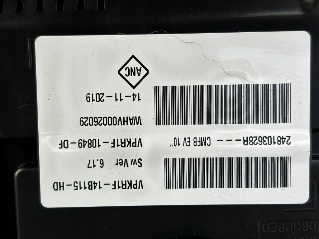 фото №3, Счетчик renault zoe ii 2 248103628r