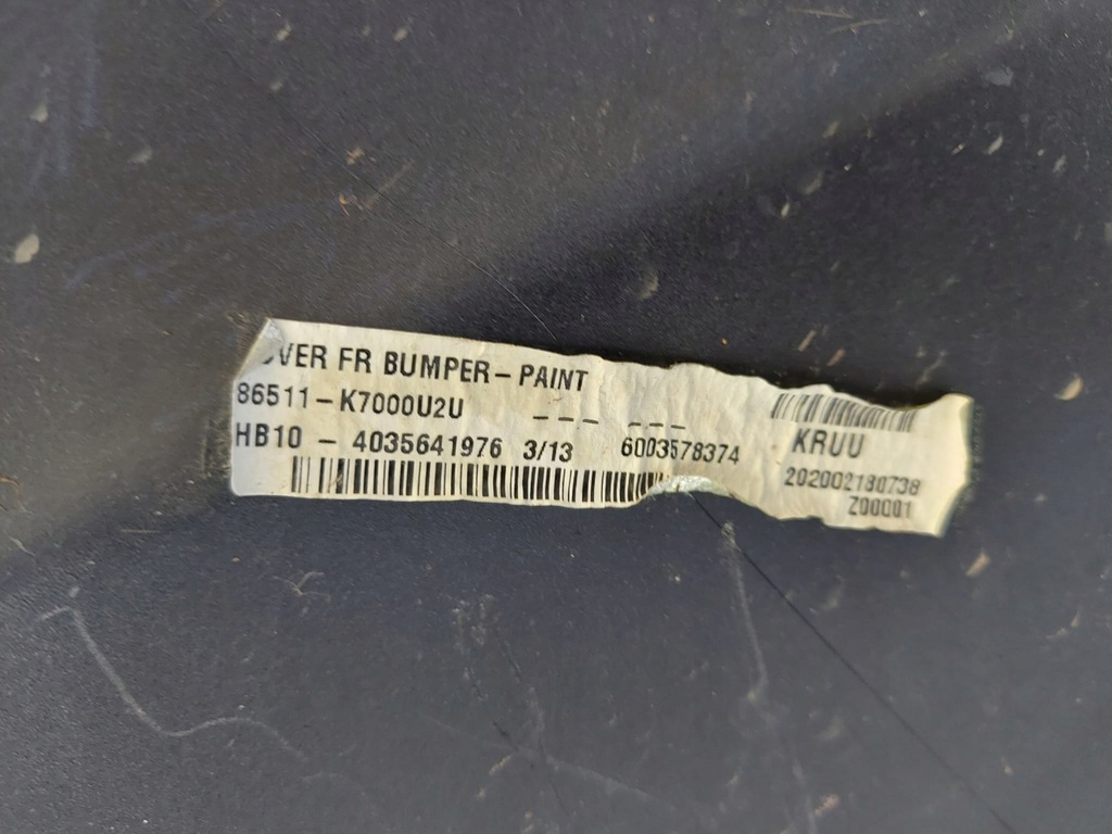 фото №7, Hyundai i10 iii бампер перед 86511-k7000 оригинал