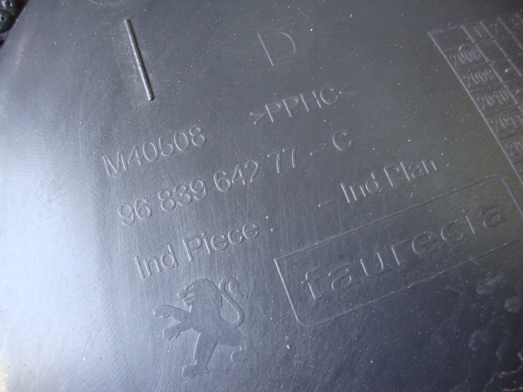 фото №9, Оббивка обшивка двері правий задня peugeot 5008 i