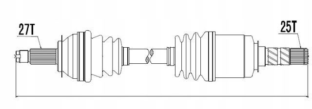 фото №1, Приводной вал приводная subaru impreza 08- legacy 04- l/p