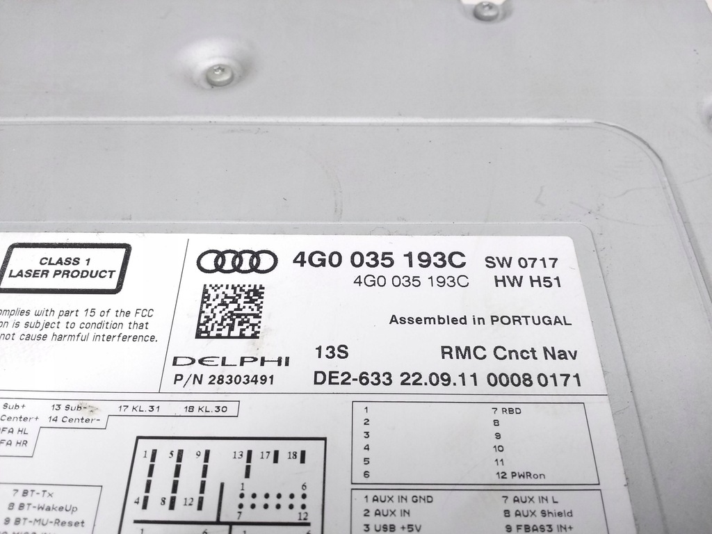 фото №8, Audi a6 s6 c7 4g 2011 панель / радіопрогравач cd/dvd/gps