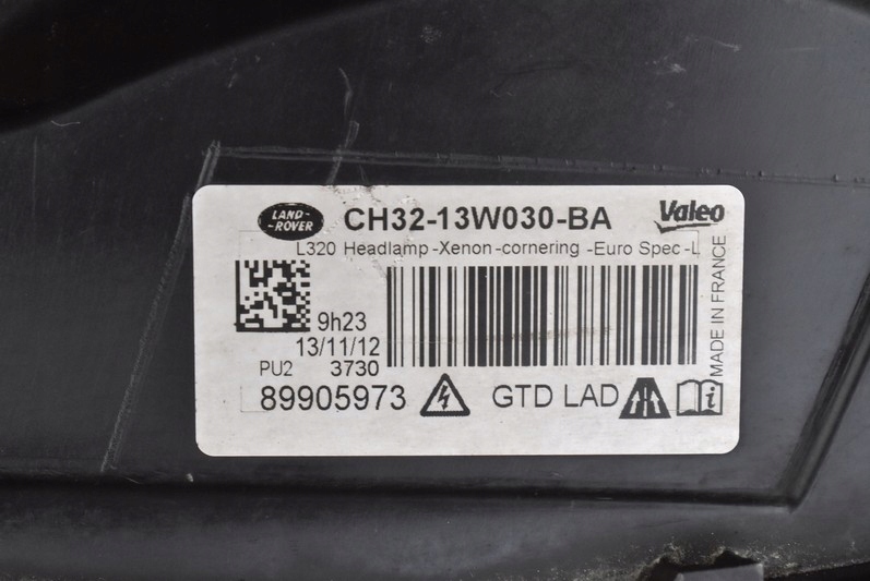 фото №7, Фара левый лампа перед led eu ch32-13w030-ba land rover range rover 1 i