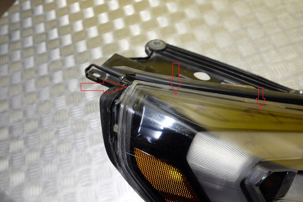 фото №4, Gmc acadia 2013- фара лампа звичайна лінзована з led r usa