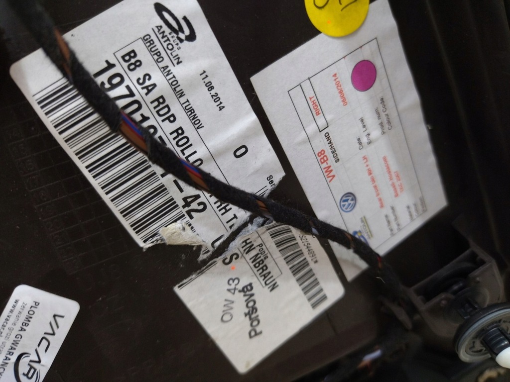 фото №15, 3g9867212 оббивка двері обшивка шторка vw passat b8 2015+