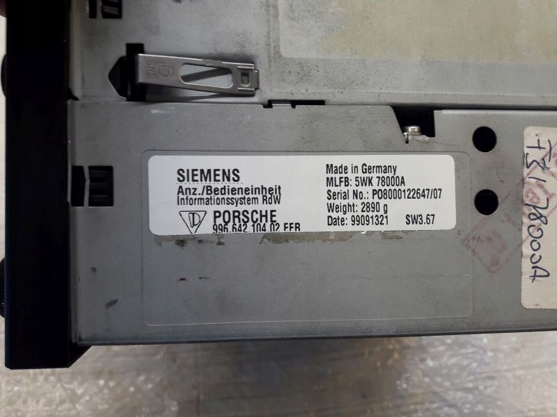 фото №6, Porsche 911 996 pcm радио навигация
