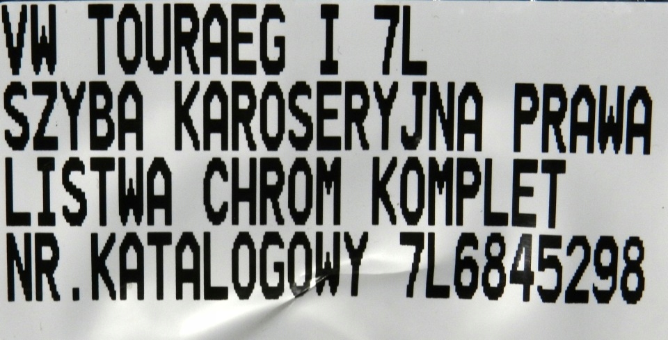 фото №9, Стекло правая кузовная хром vw touareg 7l