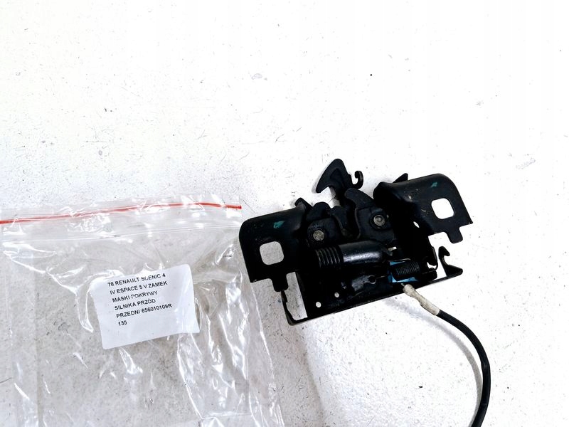 фото №6, Renault scenic 4 iv espace 5 v замок капот кришки двигуна 6560109r