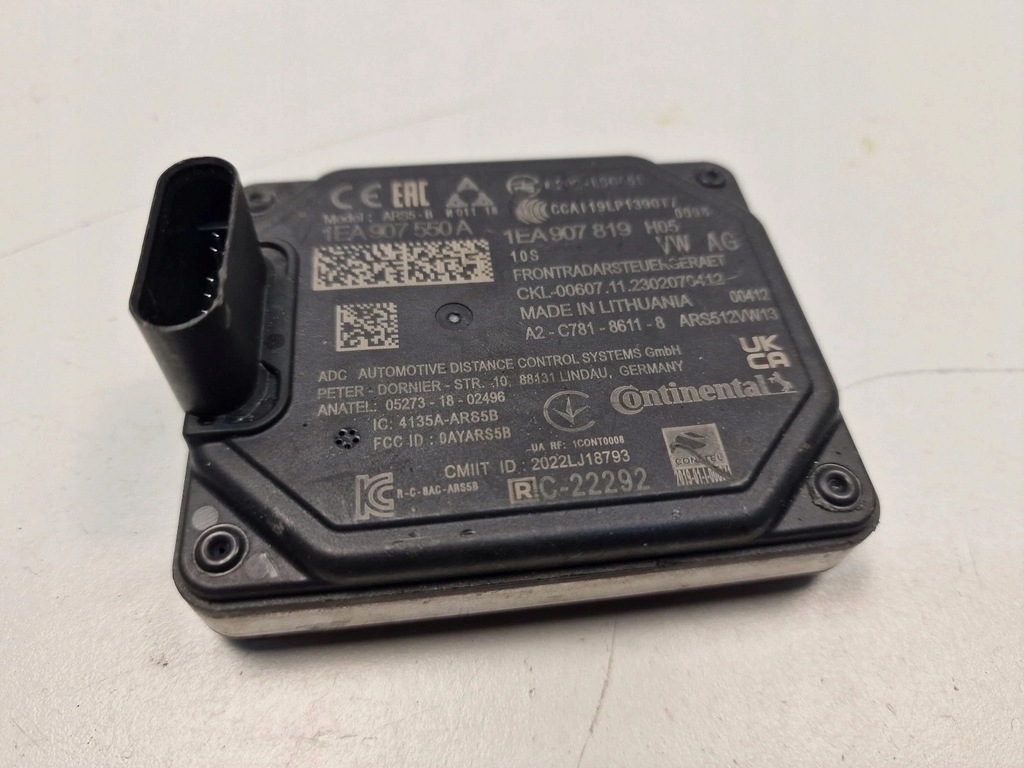 фото №1, Vw id.3 id.4 радар acc distronic датчик 1ea907550a