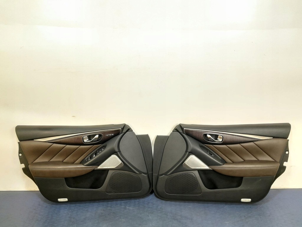 фото №12, Infiniti q50 s сиденья заднее сиденье обшивки комплект кожа