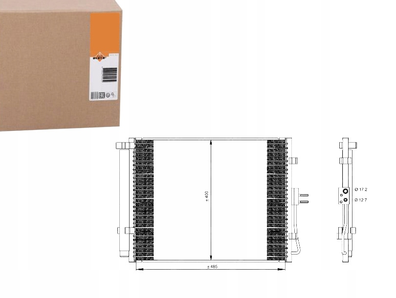 фото №1, Радіатор кондиціонера з осушувач kia soul 08- 1