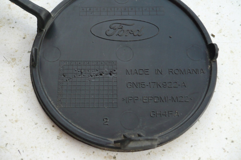 фото №6, Ford ecosport ii lift 2017- заглушка фаркоп бампер задняя