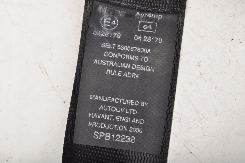 фото №3, Aston martin db7 pas безопасности правый перед