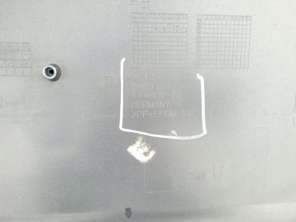 фото №11, Bmw x2 f39 | бампер диффузор спойлер задняя задний m-pakiet 51128069137 | 1020