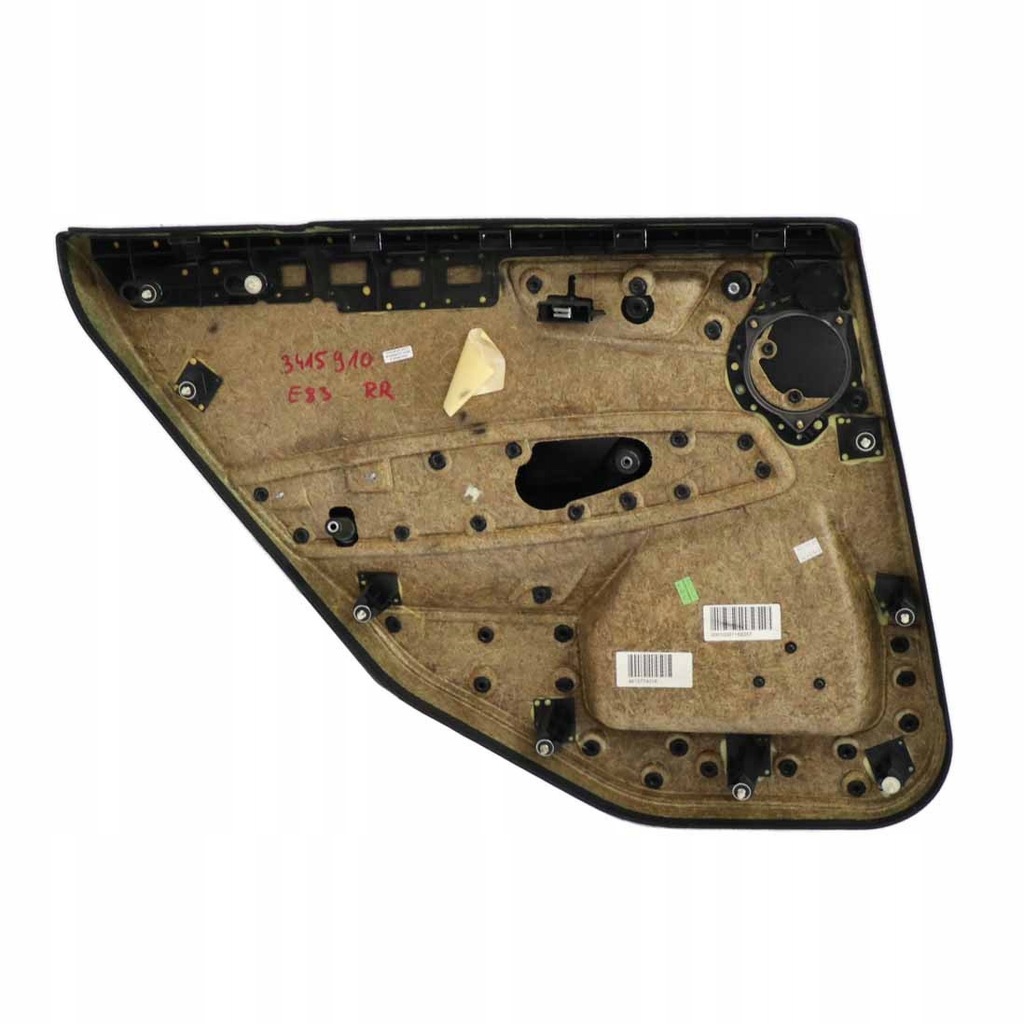 фото №12, Bmw x3 e83 обшивка двері правий задній чорний