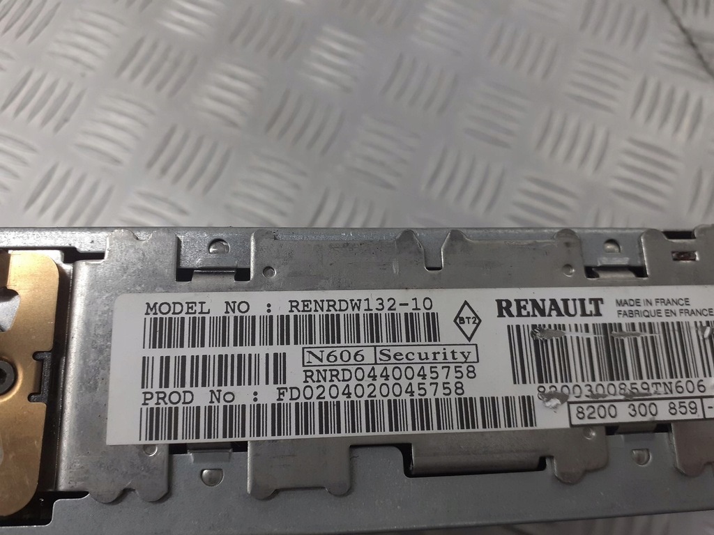 фото №3, Радіо заводський renault scenic ii 8200300859