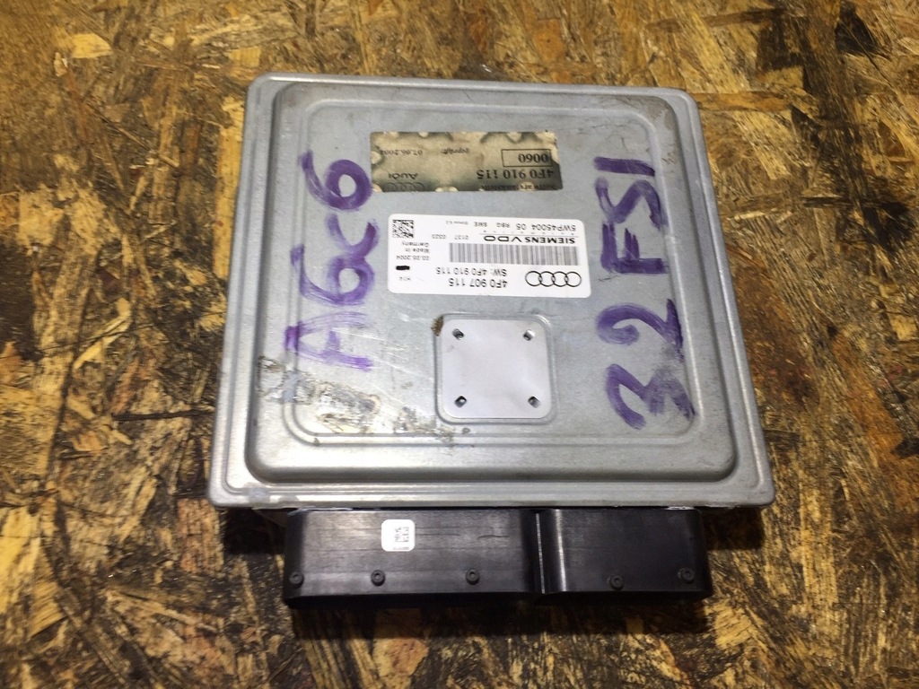 фото №7, Audi a6 c6 бортовий комп'ютер блок керування двигуна 4f0910115