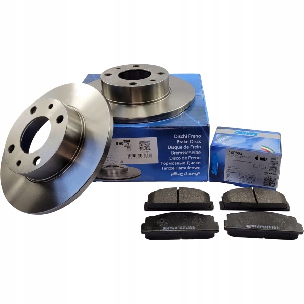 Купити Набір гальмівні диски + гальмівні колодки перед fiat 125p fso polonez