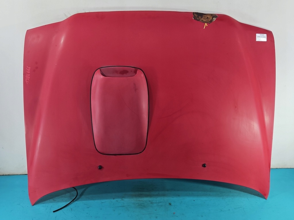 фото №1, Капот передняя mitsubishi l200 96-01 красный