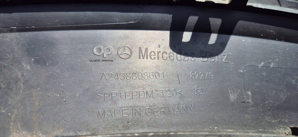 фото №13, Mercedes eqb w243 21- молдинг na крыло правый перед org