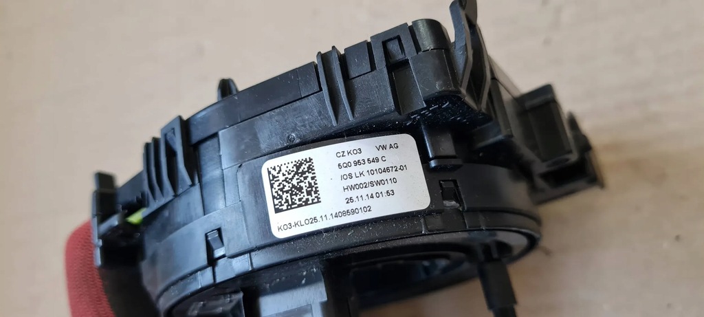 фото №7, S3 8v sedan a3 лента руля подушка безопасности 5q0953549c golf vii